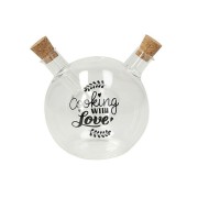 Ampolla olio/aceto 480 cc Cooking with Love vetro