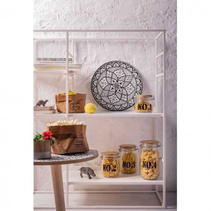 Barattolo con coperchio vetro trasparente 800 cc Tognana 2