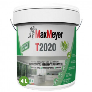 Idropittura traspirante igienizzante bianco T2020 4 L Max Meyer