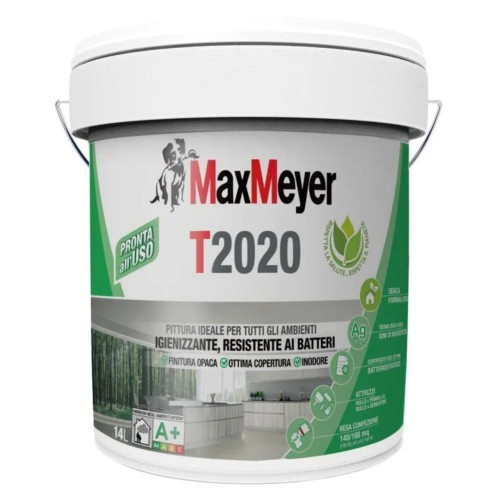 Idropittura traspirante igienizzante bianco T2020 14 L Max Meyer