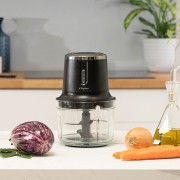 Tritatutto senza fili ricaricabile nero Linea Avantspace di Tognana