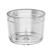 Ciotola vetro tritatutto senza fili ricaricabile nero Linea Avantspace di Tognana