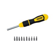 Cacciavite portainserti magnetico a cricchetto set 6 inserti Stanley 0-68-010