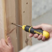 Cacciavite portainserti magnetico a cricchetto set 6 inserti Stanley 0-68-010