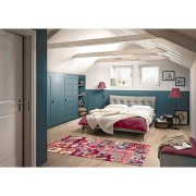 Tappeto arredo Karabag rosso ambientato