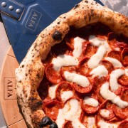 Forno 1 pizza portatile a gas Moderno rosso Portable Alfa Forni pizza