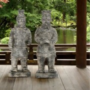 Decorazione giardino statua Guerriero cinese H&S