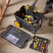 Carrello portautensili vasca porta attrezzi con ruote 53 L Stanley Contractor 1-97-503