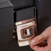 Carrello portautensili vasca porta attrezzi con ruote 53 L Stanley Contractor 1-97-503 cerniera in metallo