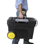 Carrello portautensili vasca porta attrezzi con ruote 53 L Stanley Contractor 1-97-503 maniglia trasporto