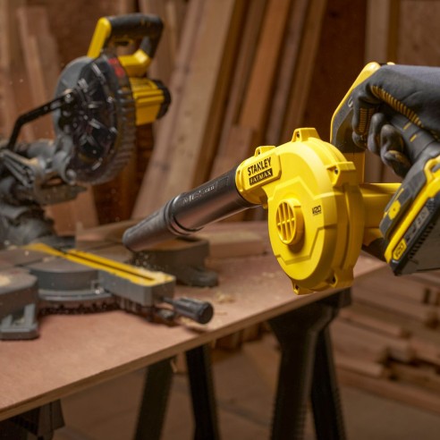 Soffiatore a batteria 18V Stanley FatMax V20 SFMCBL01B-XJ pulizia banco da lavoro