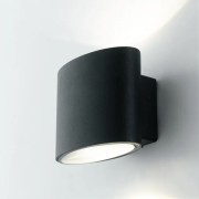 Applique da esterno LED Boxter in alluminio, nero, 4W, 700LM, IP44