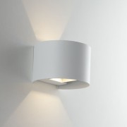 Applique da esterno LED Delta in alluminio, bianco, 2x5W, 675LM, IP54 IN.TEC ambientata
