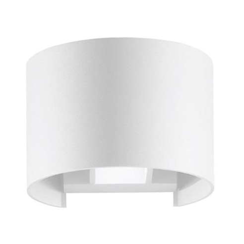 Applique da esterno LED Delta in alluminio, bianco, 2x5W, 675LM, IP54 IN.TEC