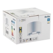 Applique da esterno LED Delta in alluminio, bianco, 2x5W, 675LM, IP54 IN.TEC