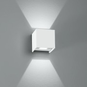Applique da esterno LED Alfa in alluminio, bianco, 2x5W, 740LM, IP54 IN.TEC ambientata