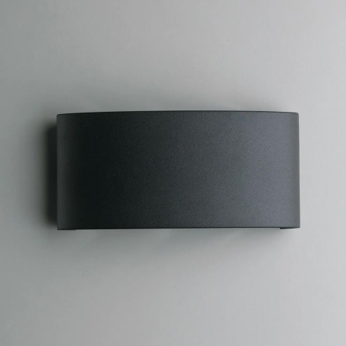 Applique da esterno LED Beetle in alluminio, antracite, 3x6W, 600LM, IP54 IN.TEC