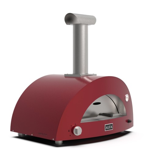 Forno ibrido a gas 2 pizze Moderno rosso Alfa forni