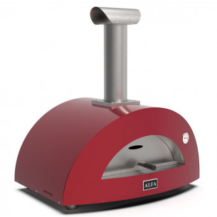 Forno a legna 2 pizze Moderno rosso Alfa Forni 2