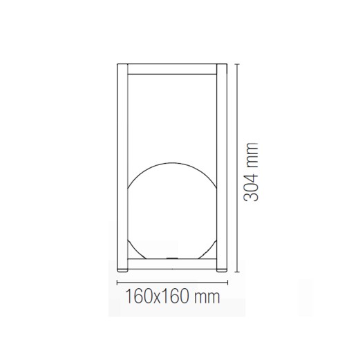 Lanterna ricaricabile LED Climax in metallo 2W, 140LM con batteria