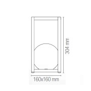 Lanterna ricaricabile LED Climax in metallo 2W, 140LM con batteria