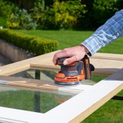 Levigatrice rotorbitale a batteria 18V PowerConnect Black + Decker BDCROS18N-XJ