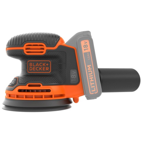 Levigatrice rotorbitale a batteria 18V PowerConnect Black + Decker BDCROS18N-XJ