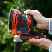 Levigatrice rotorbitale a batteria 18V PowerConnect Black + Decker BDCROS18N-XJ