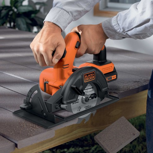 Sega circolare a batteria 18V lama 140 mm PowerConnect Black + Decker BDCCS18N-XJ