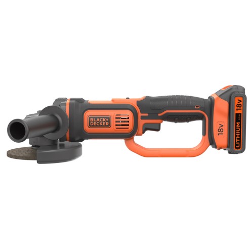 Smerigliatrice angolare a batteria 18V 125 mm PowerConnect Black + Decker BCG720N-XJ