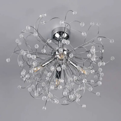 Plafoniera Gloria 4xE14 cromo Reality