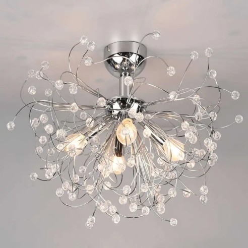 Plafoniera Gloria 4xE14 cromo Reality