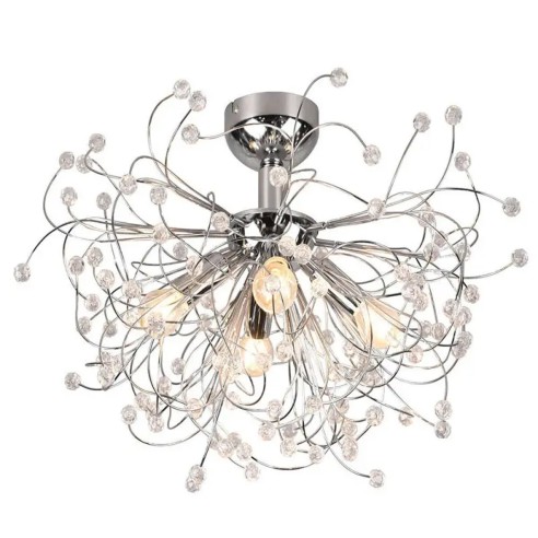 Plafoniera Gloria 4xE14 cromo Reality