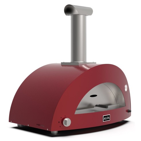 Forno ibrido a gas 3 pizze Moderno rosso Alfa Forni