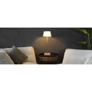 Lampada da esterno LED senza fili DEA H 38cm bianco, ricaricabile e dimmerabile