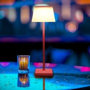 Lampada da esterno LED senza fili DEA H 38cm bianco, ricaricabile e dimmerabile