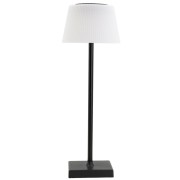 DEA Lampada da tavolo senza fili LED H 38cm nero, ricaricabile, dimmerabile, IP44