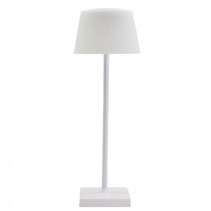 Lampada da esterno LED senza fili DEA H 38cm bianco, ricaricabile e dimmerabile