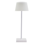 Lampada da esterno LED senza fili DEA H 38cm bianco, ricaricabile e dimmerabile