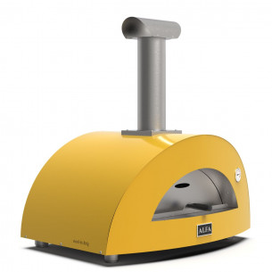 Forno a legna 5 pizze Moderno giallo Alfa Forni 2