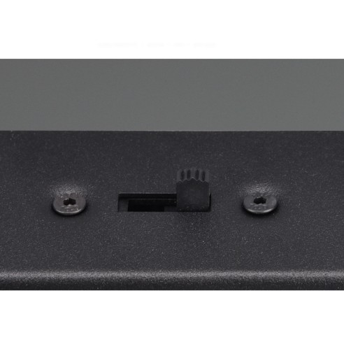 Sequence applique LED switch integrato alluminio spazzolato 22W dettaglio Trio