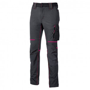 Pantalone da lavoro World Lady Grey Fucsia U-Power