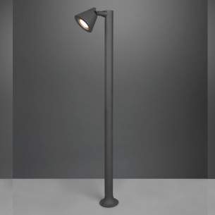 Lampione paletto giardino kAVERI GU10 in alluminio, antracite, IP44 Trio 2