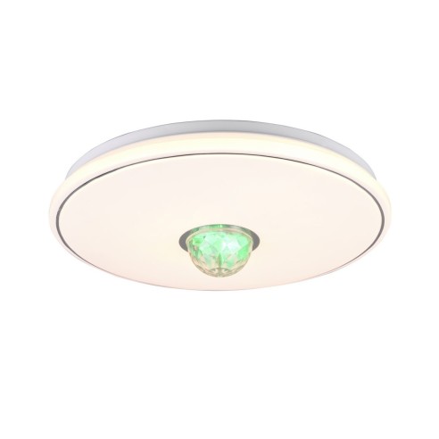Rave plafoniera LED integrato RGB rotonda con telecomando RL lighting