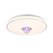 Rave plafoniera LED integrato RGB rotonda con telecomando RL lighting