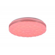 Tiger plafoniera LED integrato 22W dimmerabile RGB con telecomando RL Lighting