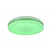 Tiger plafoniera LED integrato 22W dimmerabile RGB con telecomando RL Lighting