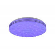 Tiger plafoniera LED integrato 22W dimmerabile RGB con telecomando RL Lighting