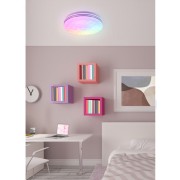 Tiger plafoniera LED integrato 22W dimmerabile RGB con telecomando RL Lighting