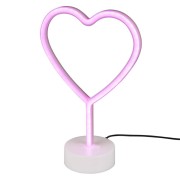 Heart lampada da tavolo senza fili LED H 29cm RL Lighting